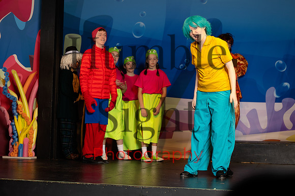 SpongeBob youth theatre rehearsal at Next Generation Theatre Maine