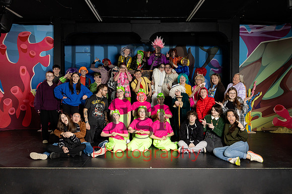 SpongeBob youth theatre rehearsal at Next Generation Theatre Maine