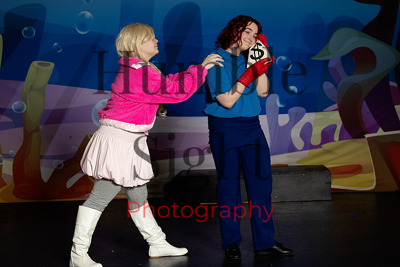 Theatre performance lighting and stage action Maine