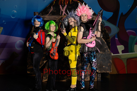 SpongeBob cast performing musical number