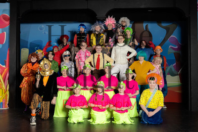 SpongeBob cast performing musical number