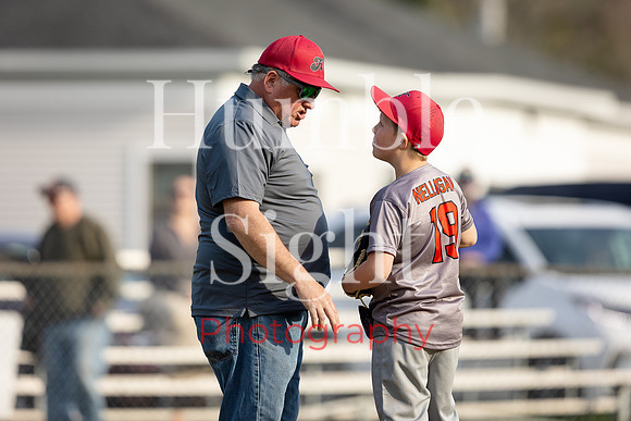 Minor league baseball game at Holbrook Little League field