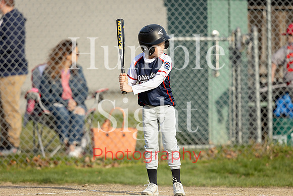 Little League baseball action in central Maine