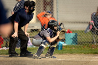 Youth baseball photography at Holbrook Little League field