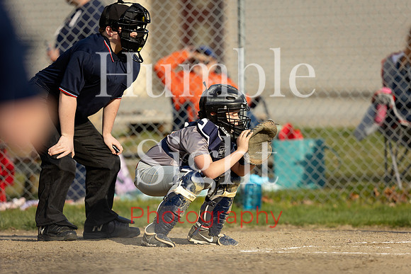 Youth baseball photography at Holbrook Little League field
