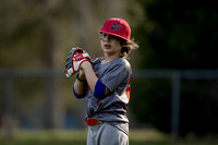 Minor league baseball game at Holbrook Little League field