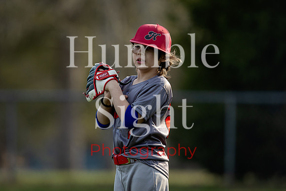 Minor league baseball game at Holbrook Little League field