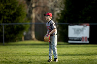 Little League baseball action in central Maine