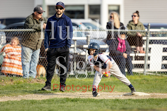 Youth baseball game Holbrook vs Orrington Maine
