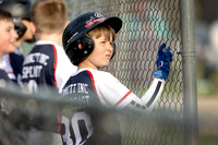 Dugout celebration during Maine Little League baseball game