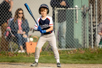 Youth baseball photography at Holbrook Little League field