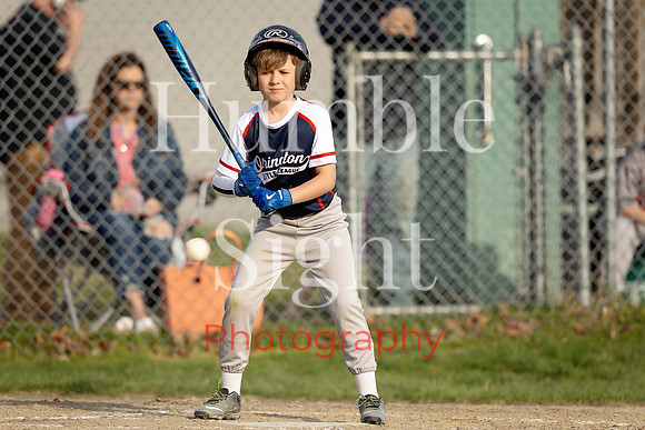 Youth baseball photography at Holbrook Little League field
