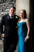 Senior prom couple photography in Brewer Maine