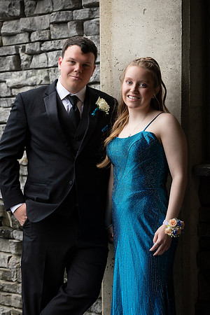 Senior prom couple photography in Brewer Maine