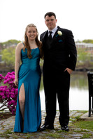 Nathan and Bre prom portraits at Brewer Riverwalk Maine