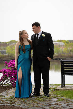 Brewer High School senior prom couples portraits 2026