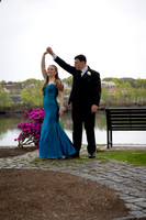 Senior prom couple photography in Brewer Maine