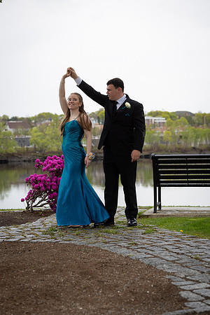Senior prom couple photography in Brewer Maine