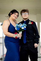 Couples prom portrait session near Bangor Maine