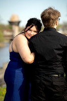Senior prom couple photography in Old Town Maine