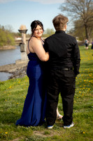 Elegant prom portraits at Old Town Riverfront Park