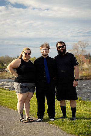 Couples prom portrait session near Bangor Maine