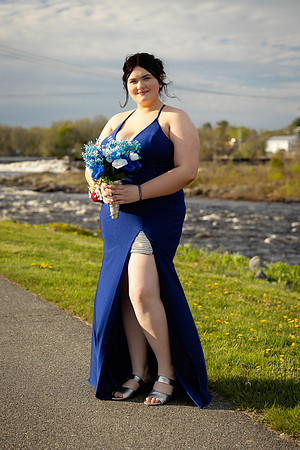 Senior prom couple photography in Old Town Maine