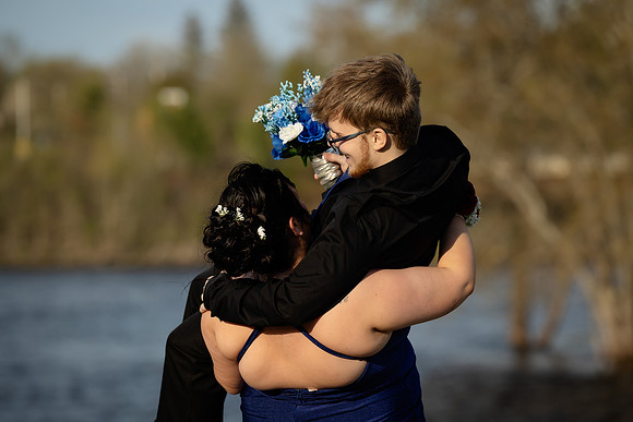 Old Town High School prom couples portraits 2026