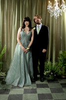 Group prom portraits at John Bapst prom