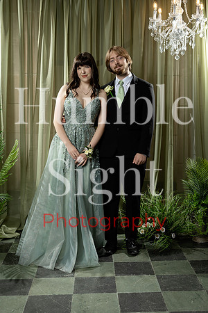 Group prom portraits at John Bapst prom