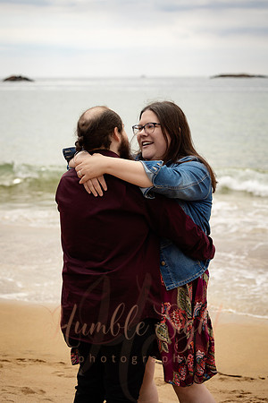 Romantic couples session in Acadia National Park