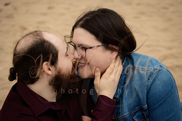 Acadia National Park couples portraits in spring