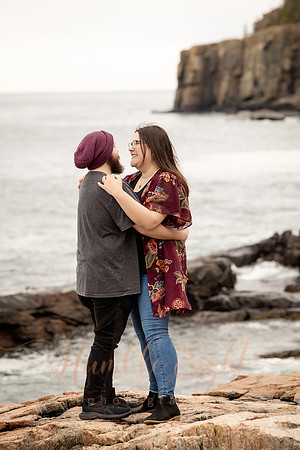 Destination engagement session in Acadia National Park