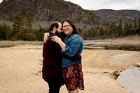 Destination engagement session in Acadia National Park