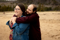 Romantic couples session in Acadia National Park