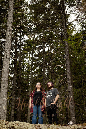 Maine engagement photography in Acadia National Park