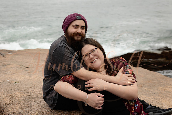 Acadia National Park couples portraits in spring