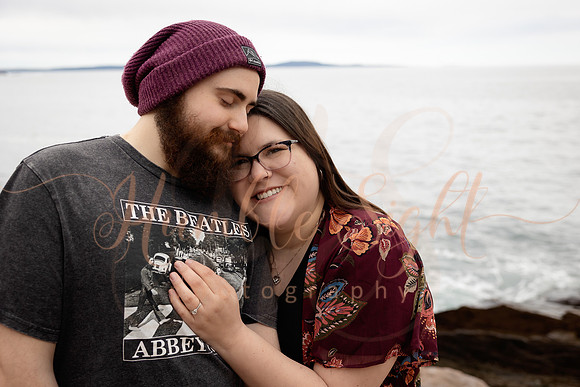 Destination engagement session in Acadia National Park