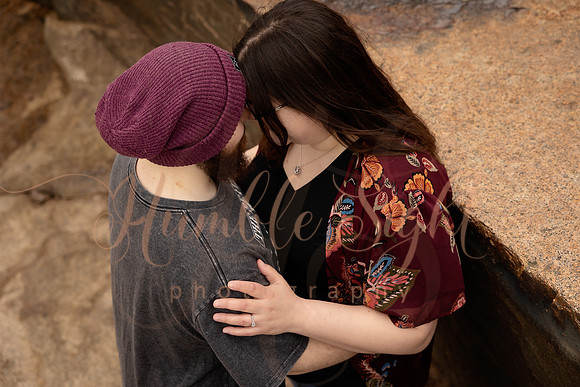 Acadia National Park couples portraits in spring