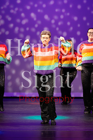 Colorful dance performance at Gracie Theatre in Bangor