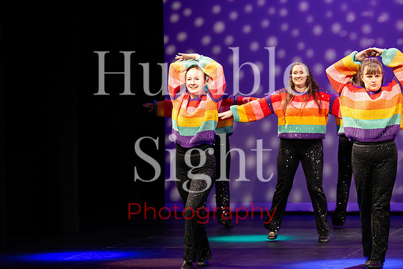 Group dance performance at Kaleidoscope recital 2026