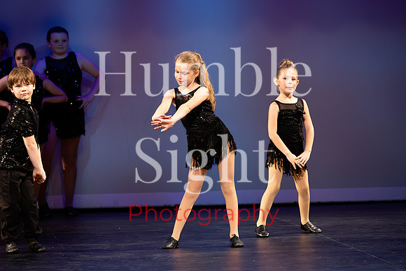 Expressive dance solo at Husson University theatre