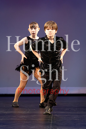Expressive dance solo at Husson University theatre