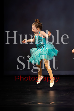 Expressive dance solo at Husson University theatre