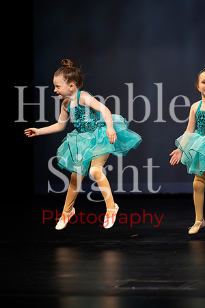 Expressive dance solo at Husson University theatre