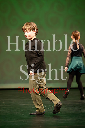Expressive dance solo at Husson University theatre