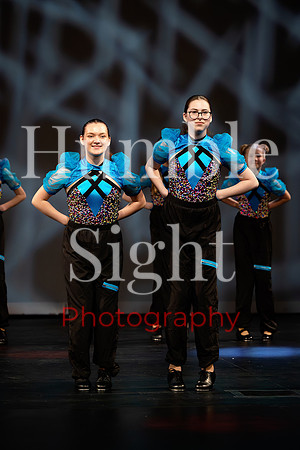 Young dancer performing solo in Kaleidoscope recital