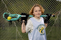 Lacrosse sportrait session for Eastern Maine athlete