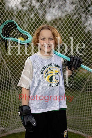 Eastern Maine lacrosse player sports photography