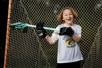 Lacrosse sportrait session for Eastern Maine athlete